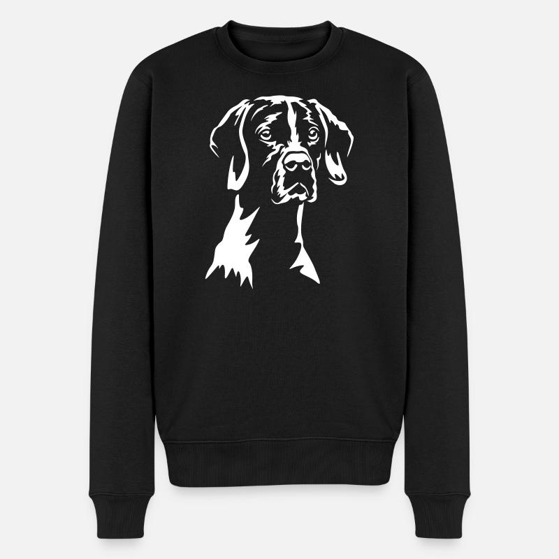 English Pointer « Black Edition » - Pull Premium bio Homme - noir
