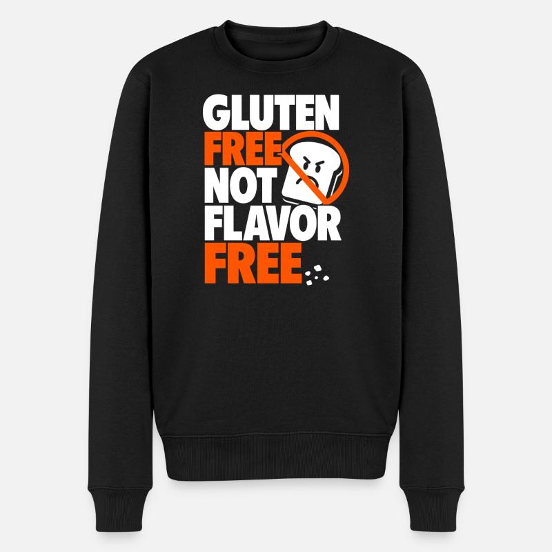 Sans gluten, pas sans arôme - Pull Premium bio Homme - noir