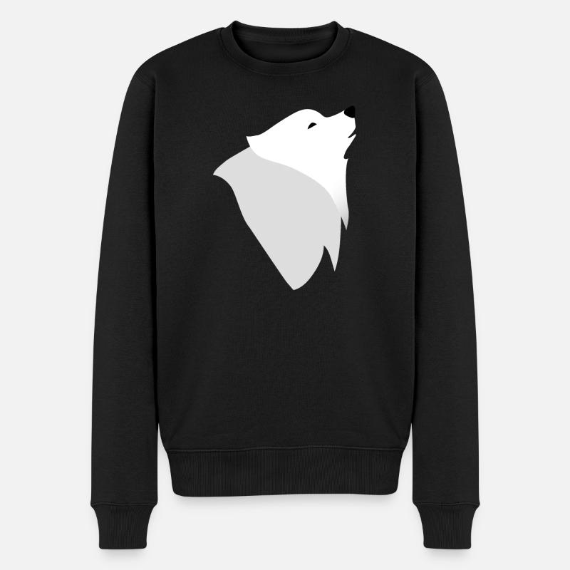 Samojed uler - Pull Premium bio Homme - noir