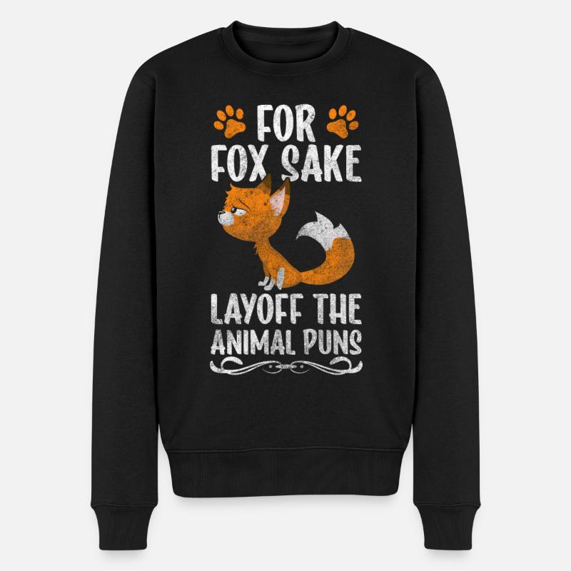 Animal Animaux Nature sauvage - Pull Premium bio Homme - noir