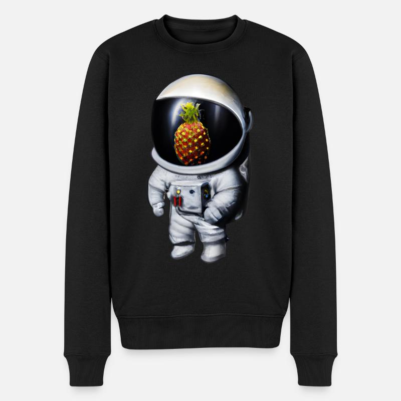 Ananas Astronaute - Pull Premium bio Homme - noir