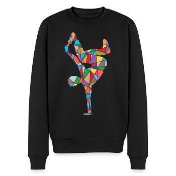 Breakdance Danse Breakdancer Breakdancer Garçons - Pull Premium bio Homme - noir - Devant - Nico (187cm)
