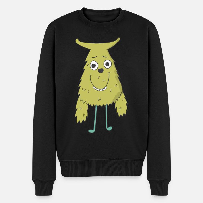 Monstre vert - Pull Premium bio Homme - noir