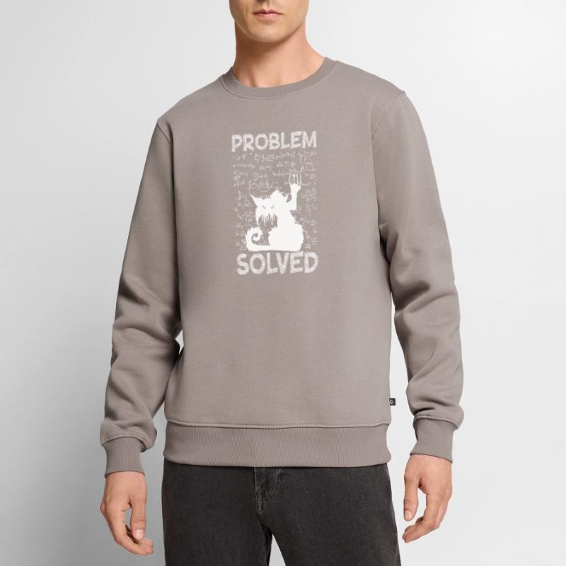 Problem Solved Math Student Homework Math Männer Premium Bio Pullover