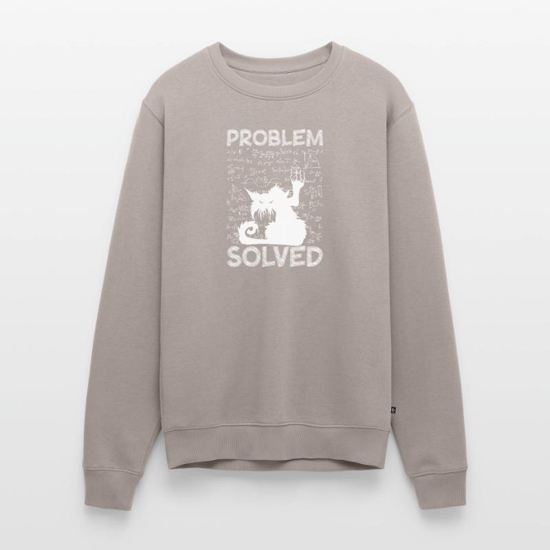Problem Solved Math Student Homework Math Männer Premium Bio Pullover