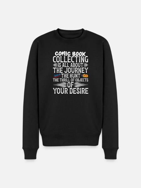 Comics Collector Supplies Comics Lover Comic Book - Men's Premium Organic Jumper - black