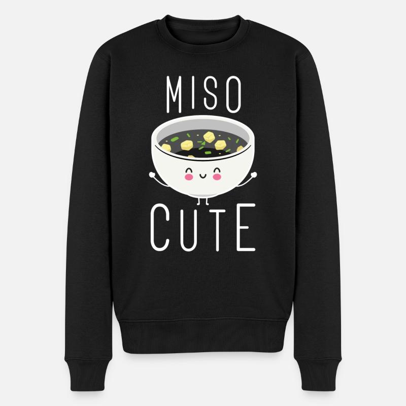 Miso Mignon - Pull Premium bio Homme - noir