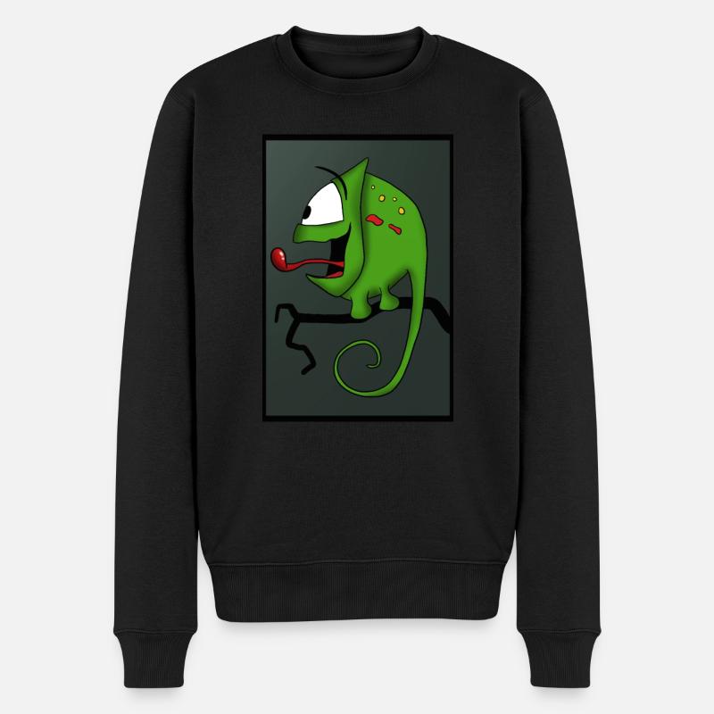 caméléon - Pull Premium bio Homme - noir