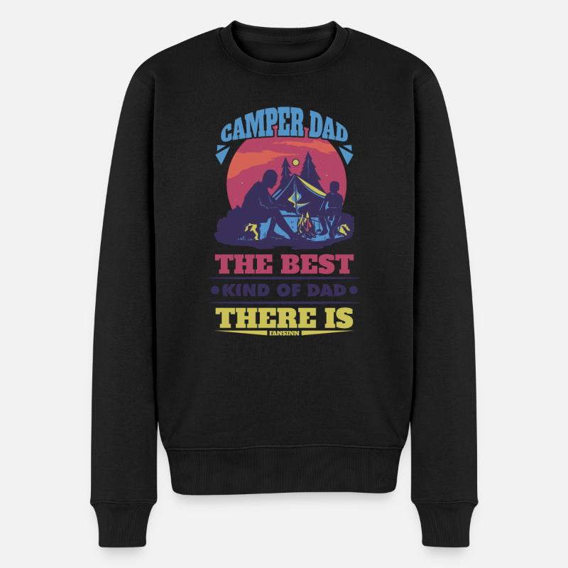 Camping - Pull Premium bio Homme - noir