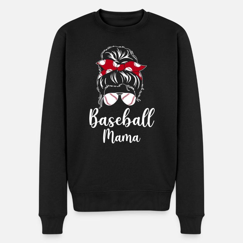Maman de baseball - Pull Premium bio Homme - noir