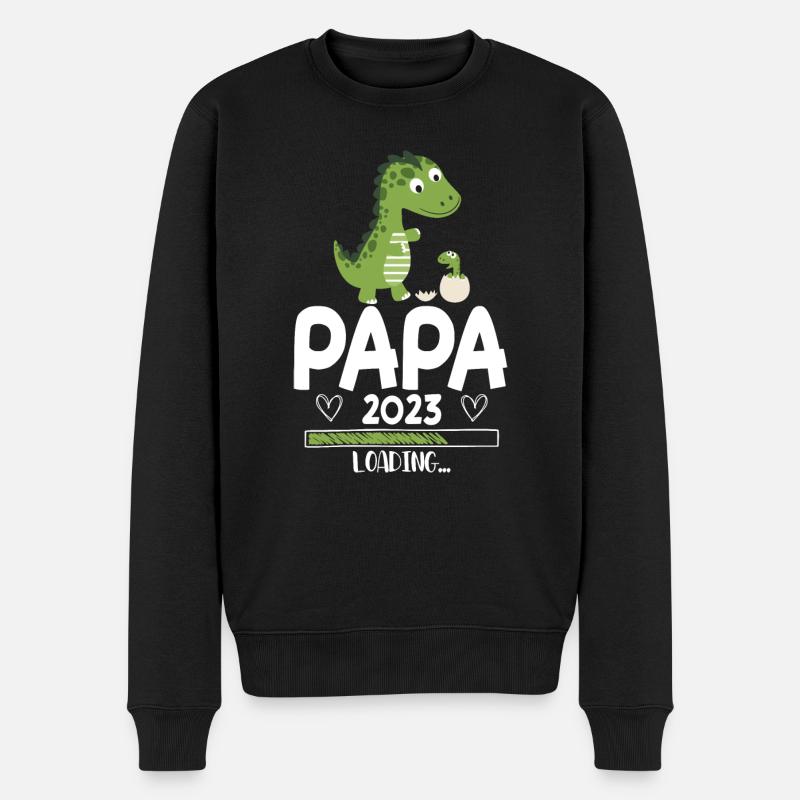 Papa 2023 Chargement - Pull Premium bio Homme - noir