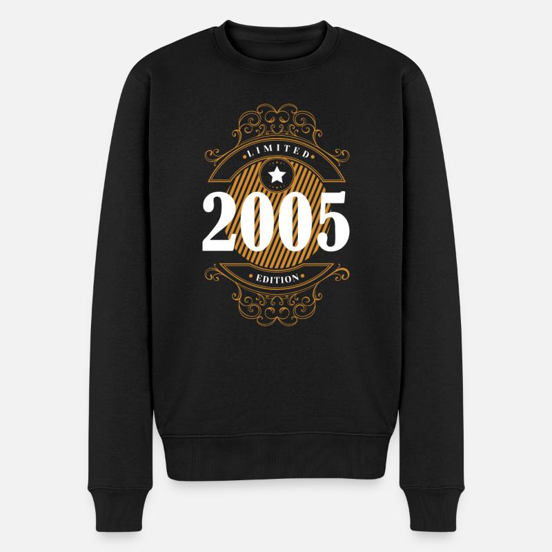 2005 Édition Limitée Anniversaire - Pull Premium bio Homme - noir