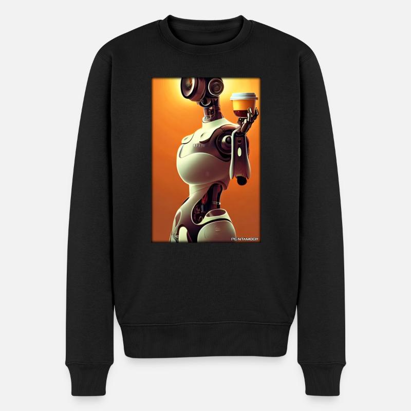 Robot Coffee Future Science Machine - Pull Premium bio Homme - noir