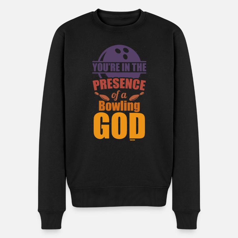 Dieu du bowling - Pull Premium bio Homme - noir