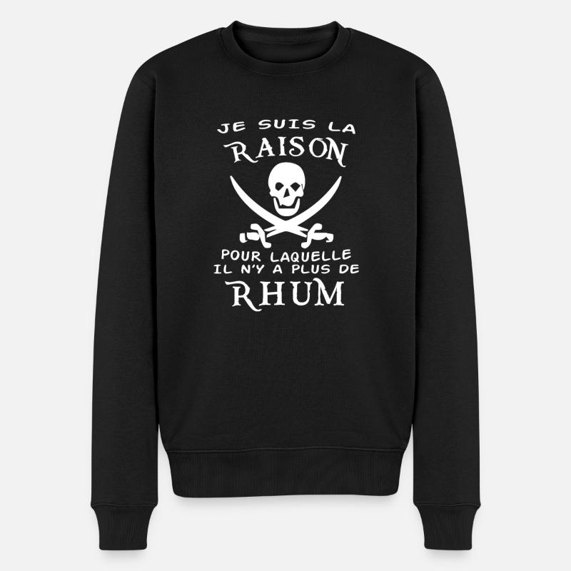 Rhum - Pull Premium bio Homme - noir