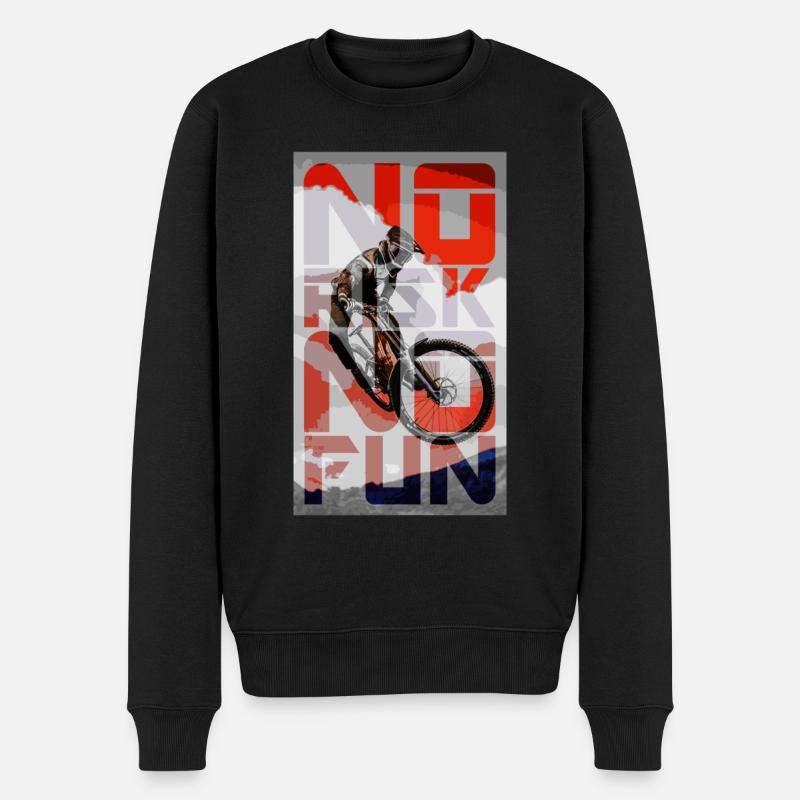 MTB - Männer Premium Bio Pullover - Schwarz