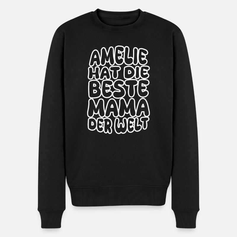 Amélie - Pull Premium bio Homme - noir