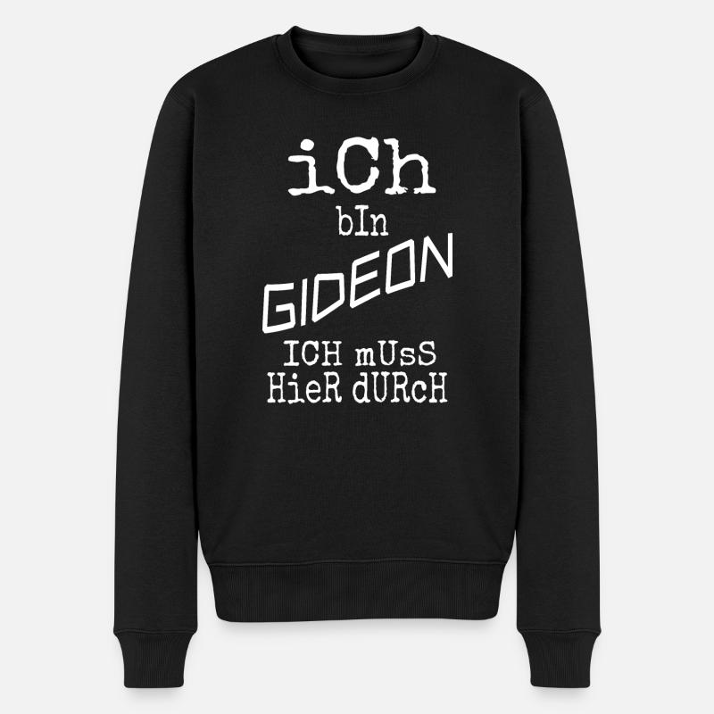 Gédéon Gédéon - Pull Premium bio Homme - noir