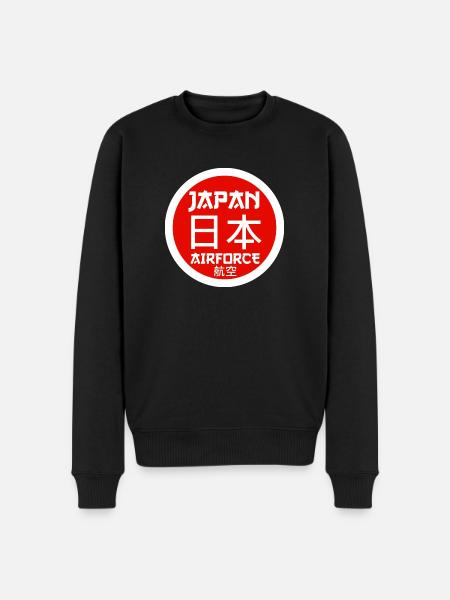 Japan Airforce - Men's Premium Organic Jumper - black