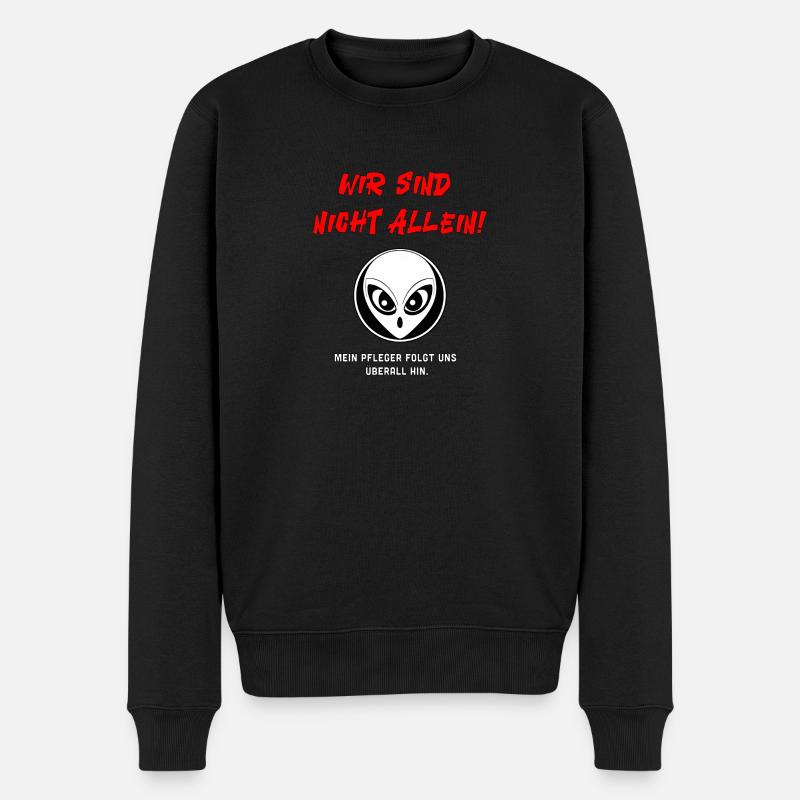 Alien 1 - Männer Premium Bio Pullover - Schwarz