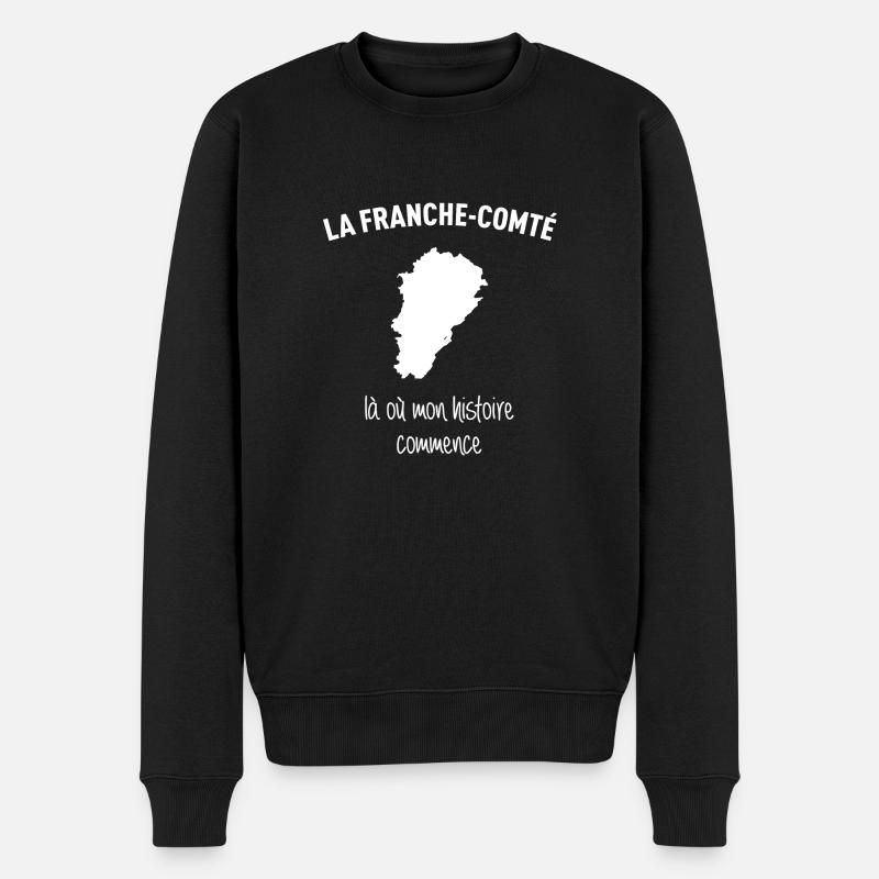 franche-comte-histoire - Pull Premium bio Homme - noir