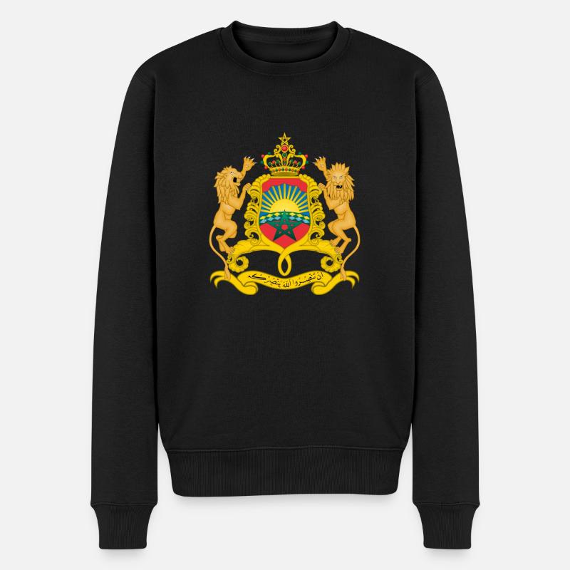 T-shirt emblem Maroc - Pull Premium bio Homme - noir