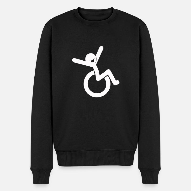 Vive Rolli Blanc - Pull Premium bio Homme - noir