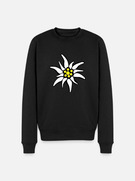 Edelweiss - Men's Premium Organic Jumper - black