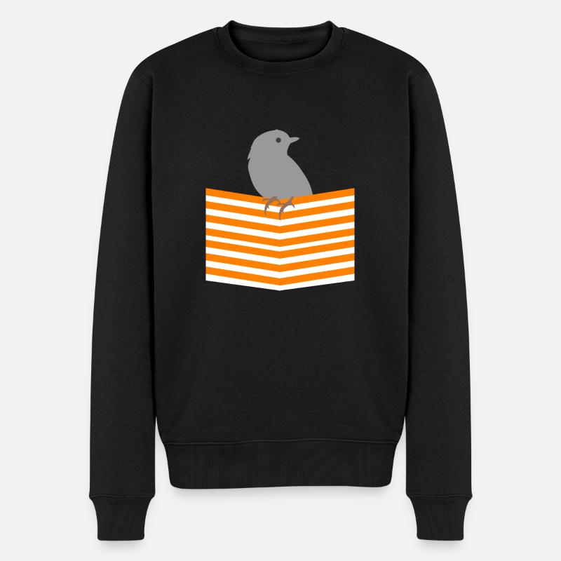 Perruche oiseau oiseau - Pull Premium bio Homme - noir