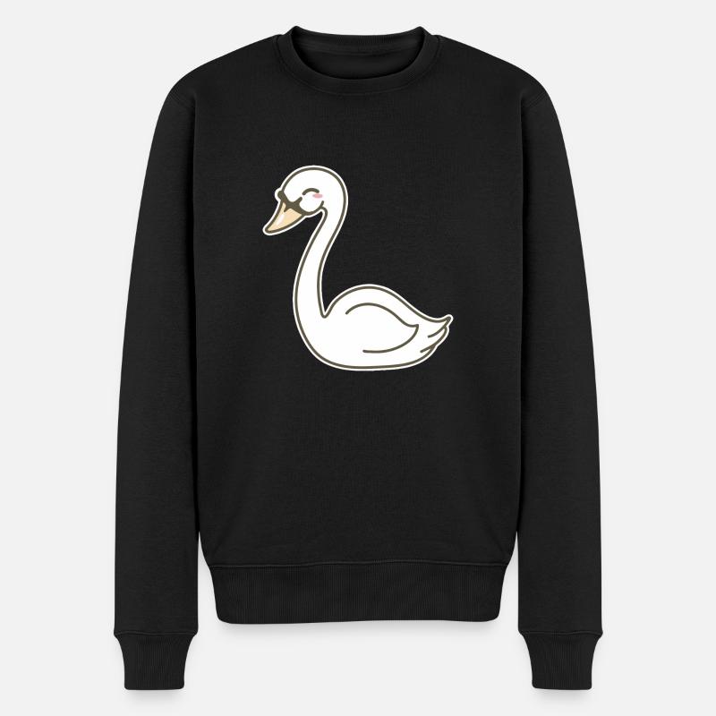 Cygne - Pull Premium bio Homme - noir
