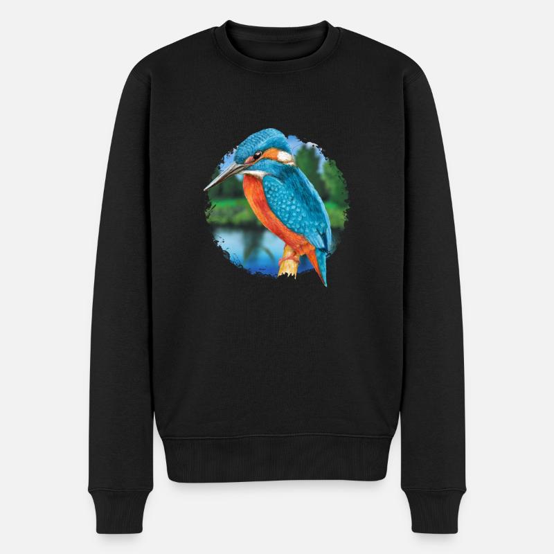 Martin-pêcheur - Pull Premium bio Homme - noir