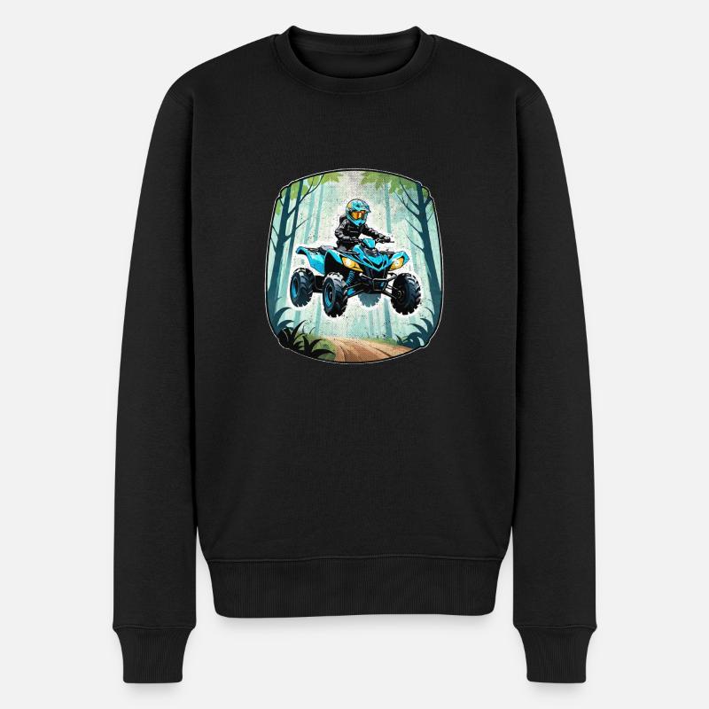 quad et tout terrain - Pull Premium bio Homme - noir