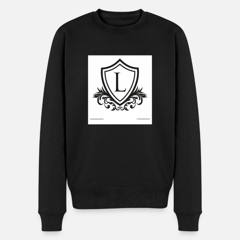 Luxuriös - Männer Premium Bio Pullover - Schwarz