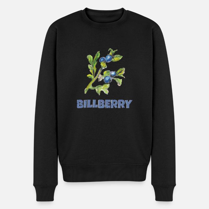 MYRTILLE BILLBERRY - Pull Premium bio Homme - noir