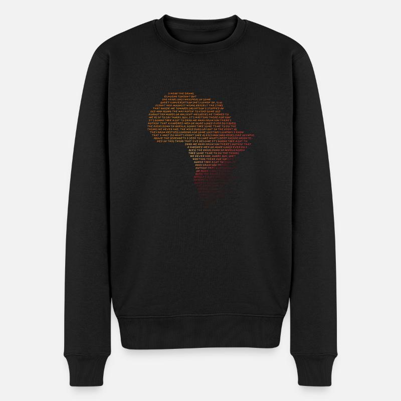Africa Textshirt - Männer Premium Bio Pullover - Schwarz