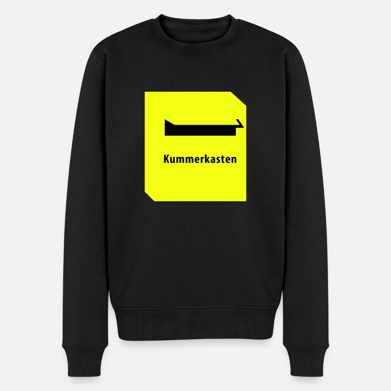 Kummerkasten - Männer Premium Bio Pullover - Schwarz
