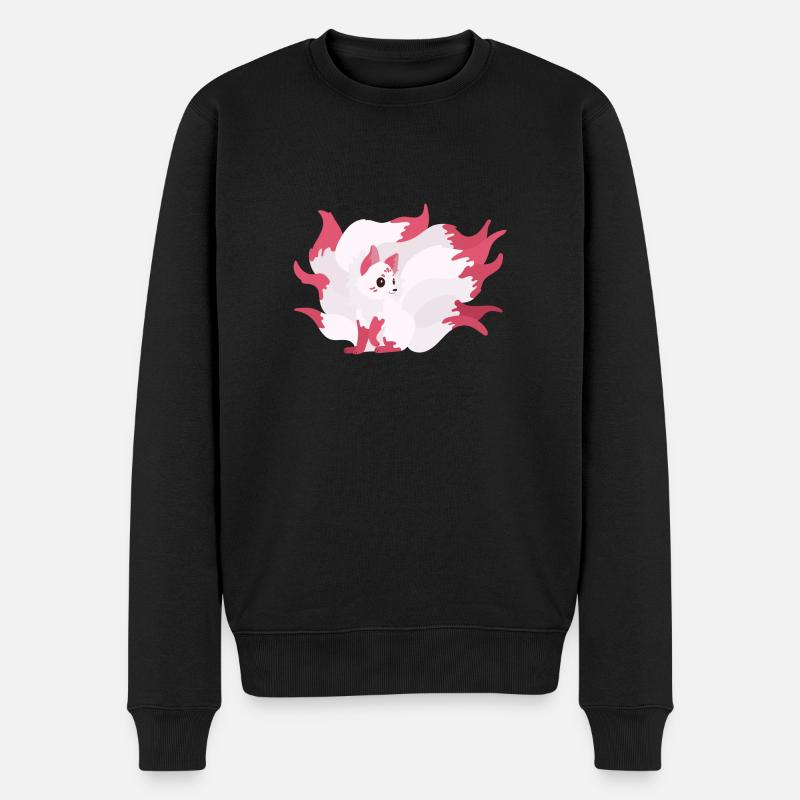 Kitsune - Pull Premium bio Homme - noir