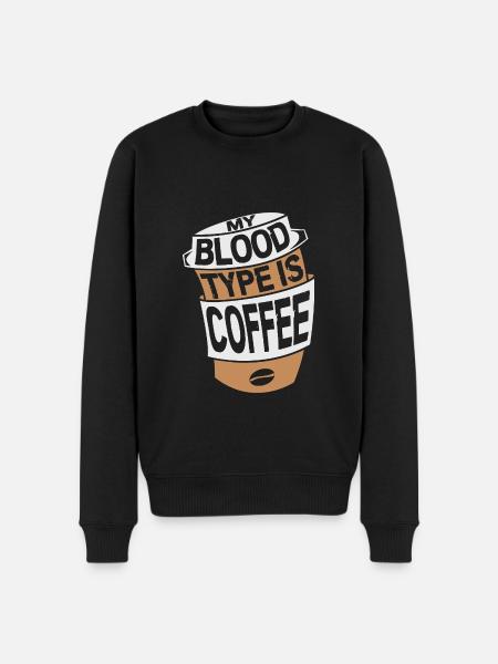 Nurse Caregiver Blood Sampling Phlebotomist - Men's Premium Organic Jumper - black