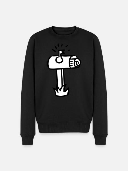 Mailbox mailbox Boites aux lettres - Men's Premium Organic Jumper - black