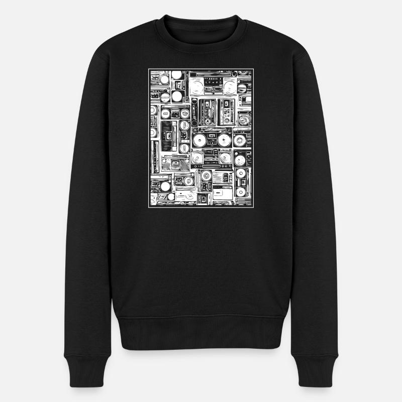 Musique - Pull Premium bio Homme - noir