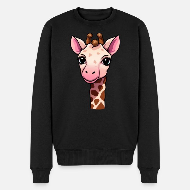 Girafe - Pull Premium bio Homme - noir