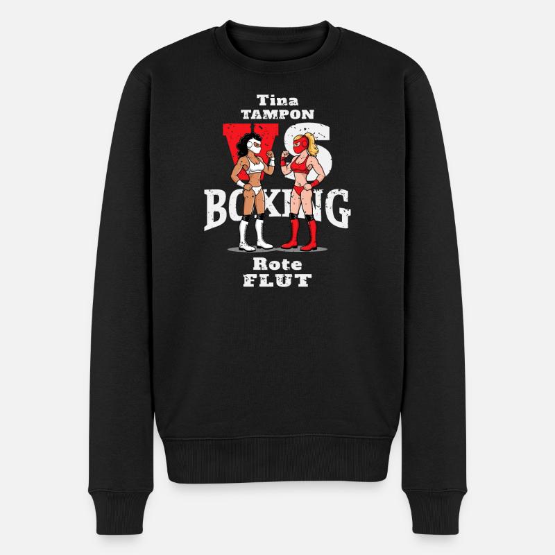 Frauenboxen - Männer Premium Bio Pullover - Schwarz