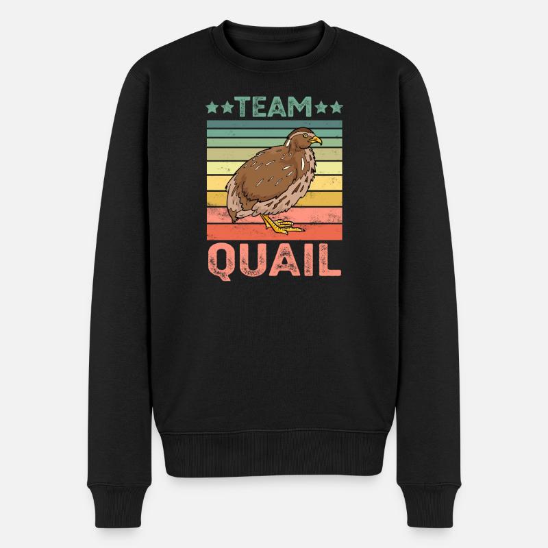 Caille - Pull Premium bio Homme - noir