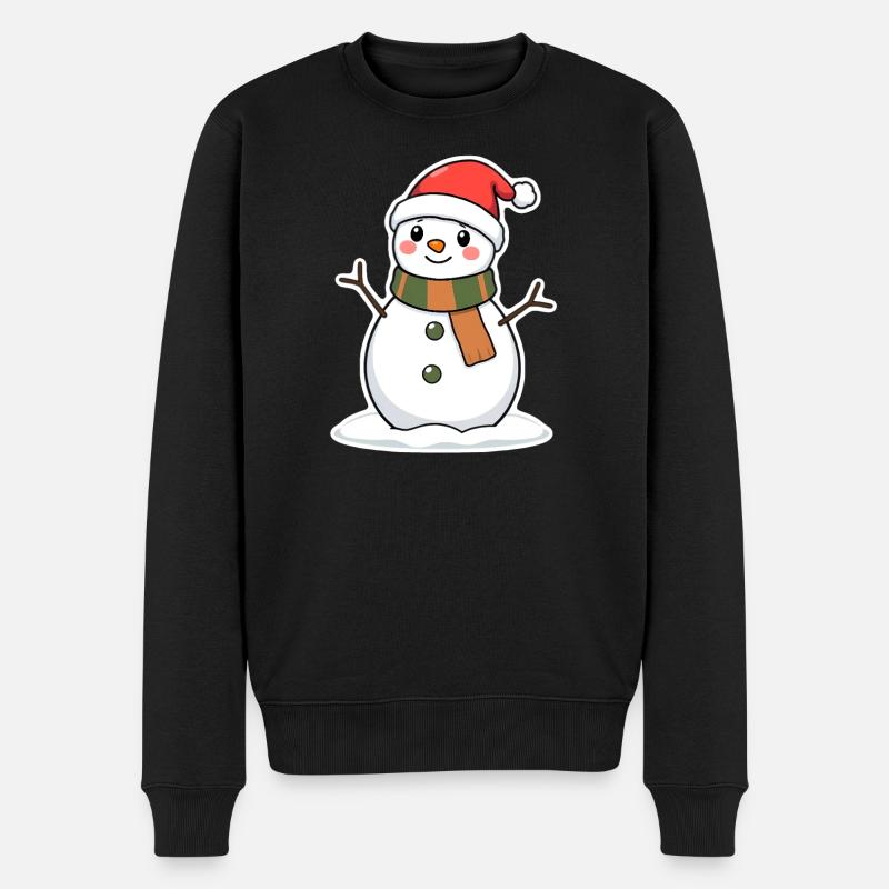 Bonhomme de neige - Pull Premium bio Homme - noir