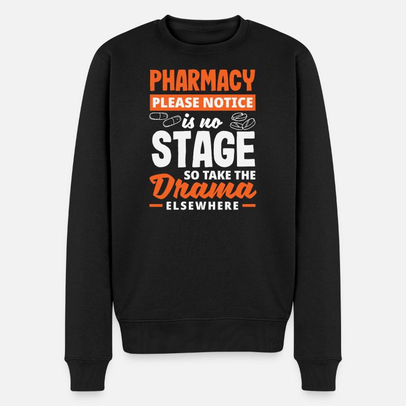 Apotheker Pharmazeutisch-technischer - Männer Premium Bio Pullover - Schwarz