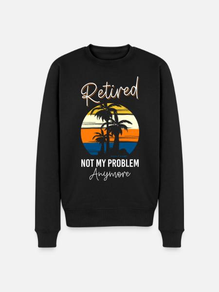 Humour Drôle La Solution Devise - Pull Premium bio Homme - noir