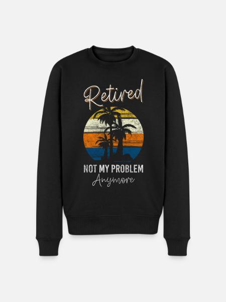 Problem? Funny Sayings Positive - Men's Premium Organic Jumper - black