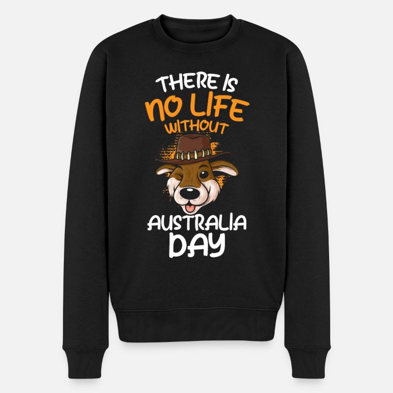 Drapeau Sydney Country Animals - Pull Premium bio Homme - noir