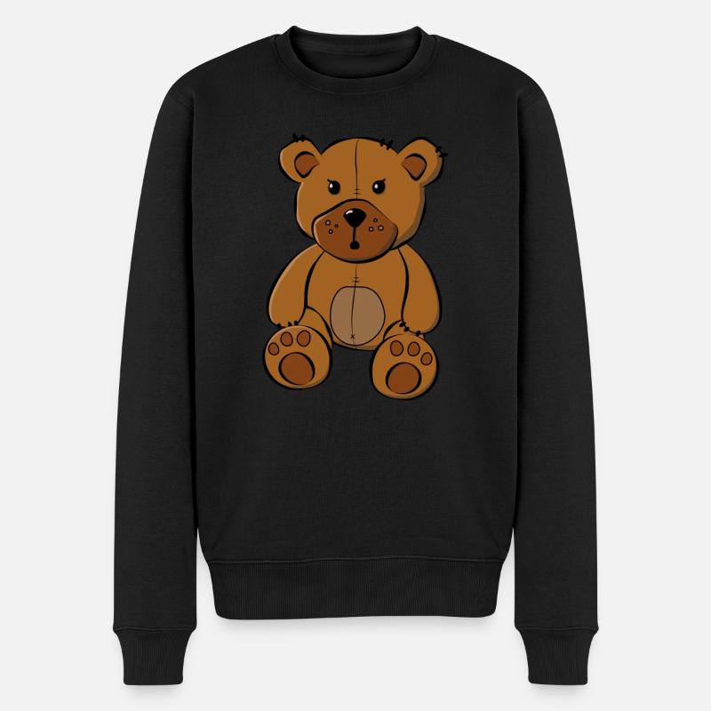 Teddybear / Nounours - Pull Premium bio Homme - noir