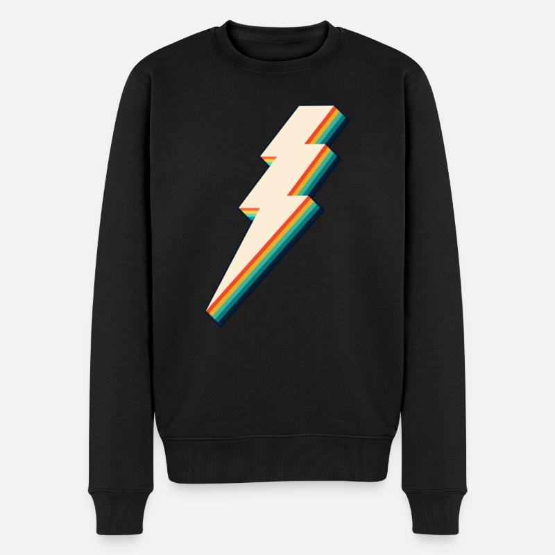 Éclair - Pull Premium bio Homme - noir